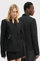 Blazer s příměsí vlny Heliot Emil černá barva, AW24.M.04.045.BLK01