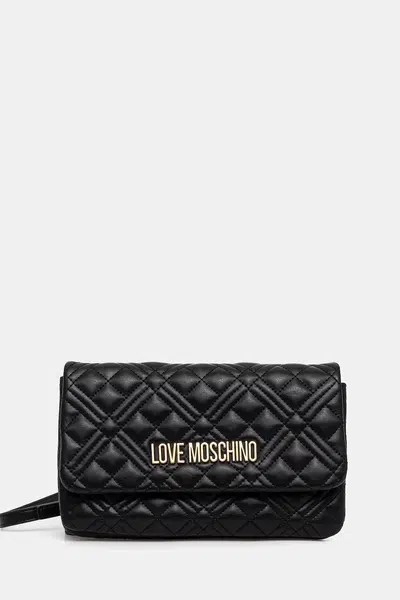 Kabelka Love Moschino černá barva, JC4097PP1