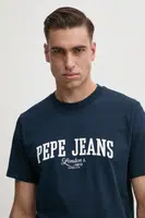 Tričko Pepe Jeans DERRIL TEE tmavomodrá barva, s potiskem, PM509766