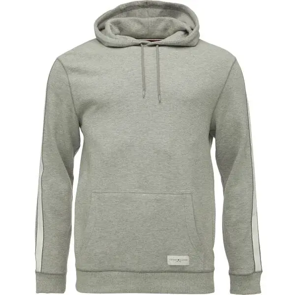 Tommy Hilfiger ESTABLISHED LOGO LOUNGE Pánska mikina, sivá, veľkosť