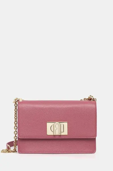 Kožená kabelka Furla