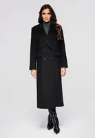 Edoti Women's long wool coat LARICA OW-COLC-0100 v4
