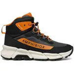 Geox J FLEXYPER PLUS B ABX A Chlapčenská členková obuv, čierna, veľkosť