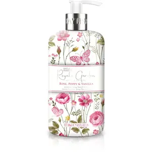 Baylis & Harding Royale Garden Rose, Poppy & Vanilla tekuté mýdlo na ruce 500 ml