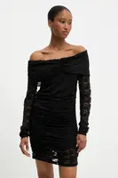 Šaty Answear.LAB černá barva, mini, přiléhavé