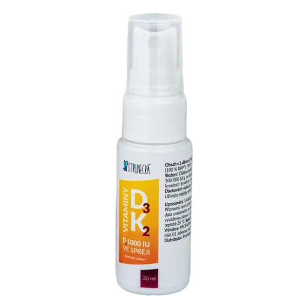 Strunecká Vitamin D3 1000 IU + K2 ve spreji - 30ml
