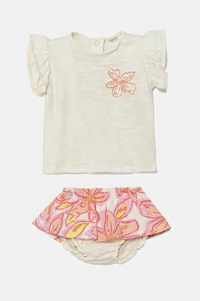 Dětská bavlněná souprava United Colors of Benetton