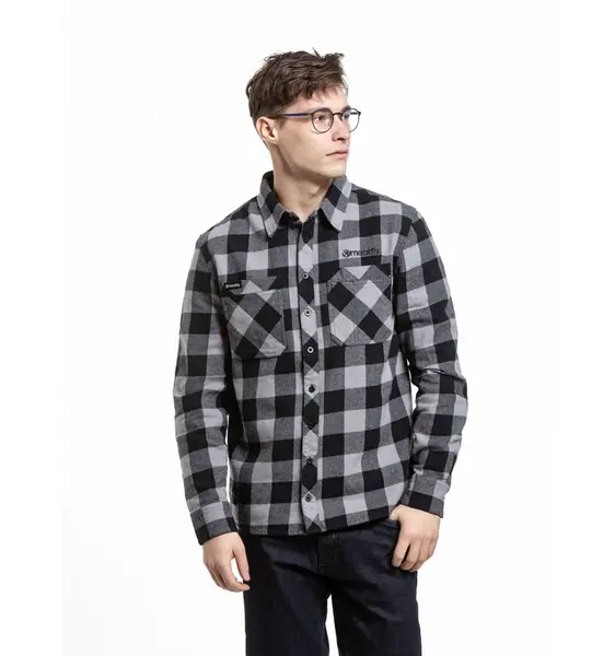 Meatfly pánská košile Hunt 2.0 Premium Black | Černá | Velikost XL | 100% bavlna