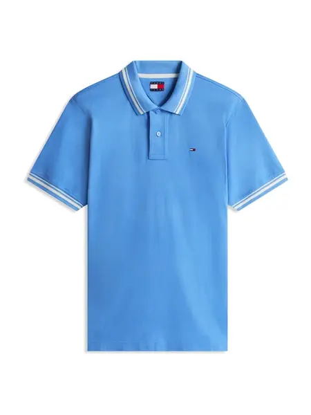 Tommy Jeans Tričko  modrá / nebesky modrá / biela