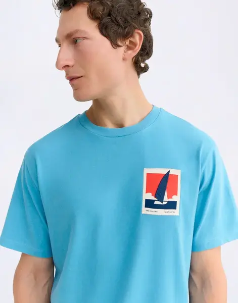 Tričko Thinking MU Optimist Dark Dusk Zach Tee BLUE