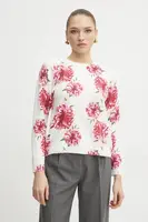 Svetr z vlněné směsi Morgan MFLOWER