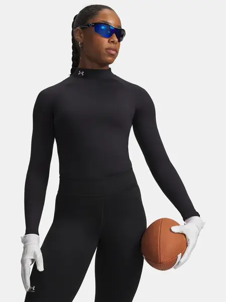 Under Armour Tričko UA CG Authentics Mockneck-BLK - Dámské