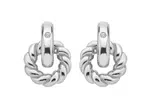 Hot Diamonds Elegantní stříbrné náušnice s diamanty Willow DE804