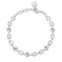 Brosway Luxusní ocelový náramek s čirými krystaly Symphonia BYM168