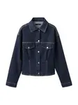 MANGO Prechodná bunda 'Flor'  modrá denim