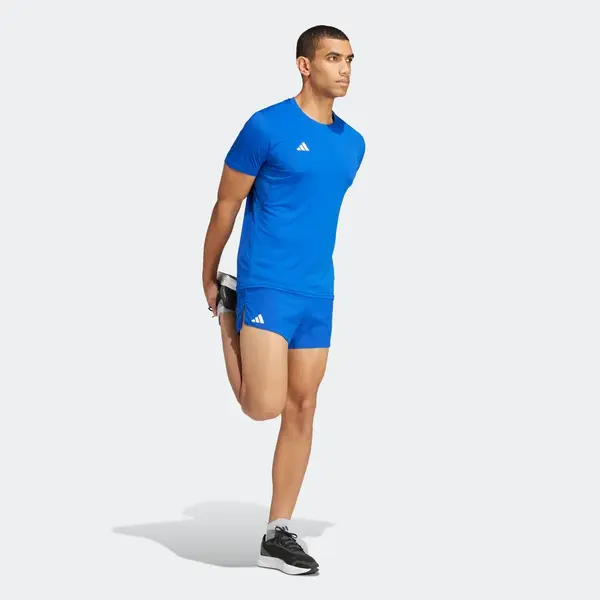 ADIDAS PERFORMANCE Funkčné tričko 'Adizero Essentials'  modrá / biela