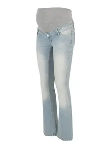 Vero Moda Maternity Džínsy 'VMMGEMINI'  modrá denim / sivá