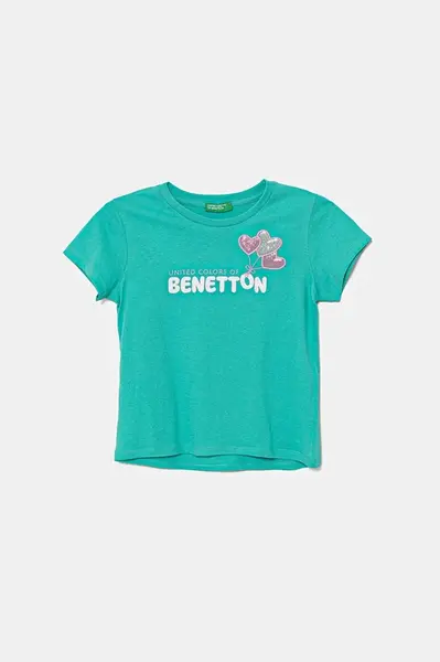Dětské bavlněné tričko United Colors of Benetton