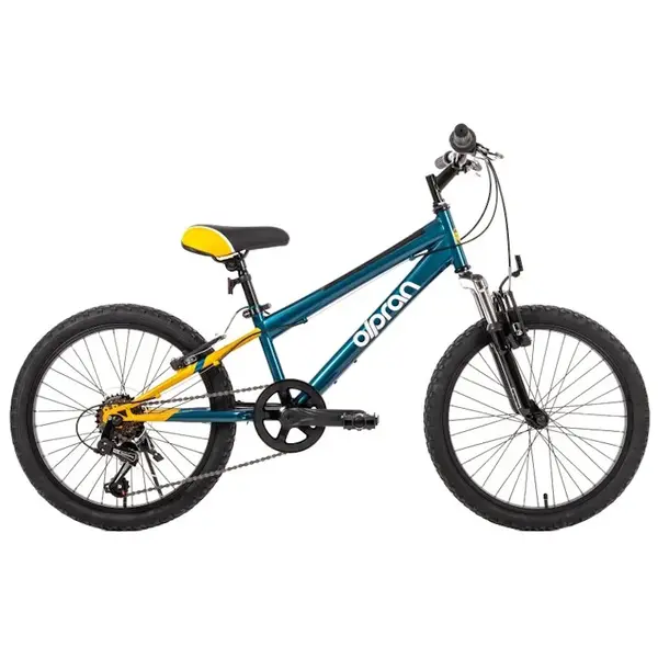 Dětské kolo Olpran Agilis ALU 20" - model 2026 13" (125-145 cm) tmavě zelená/oranžová