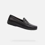 Brown men's moccasins Geox Ascanio - Men's
