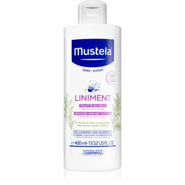 Mustela Bébé Liniment čistiace mlieko pre deti od narodenia 400 ml