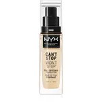 NYX Professional Makeup Can't Stop Won't Stop Full Coverage Foundation vysoko krycí make-up odtieň 6.3 Warm Vanilla 30 ml