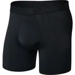 SAXX SMOOTH FLEX LIGHT COMPRESSION BOXER BRF Pánské kompresní boxerky, černá, velikost