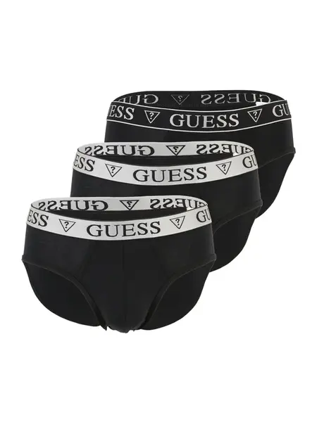 GUESS Boxerky  čierna / biela