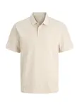 JACK & JONES Tričko 'JJEBASIC'  béžová