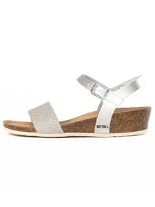Bayton Sandále 'LEGANES'  strieborná