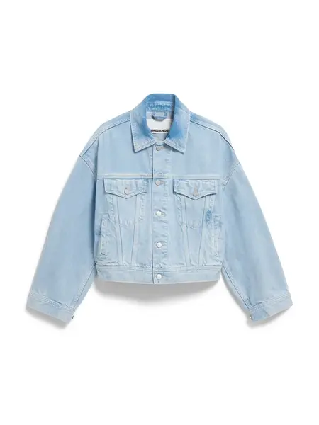 ARMEDANGELS Prechodná bunda 'Paasithe'  svetlomodrá