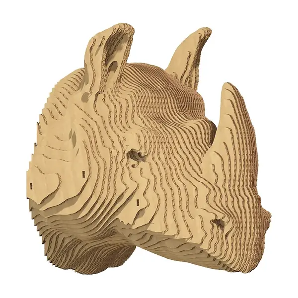Nástěnné 3D puzzle Cartonic Rhino více barev