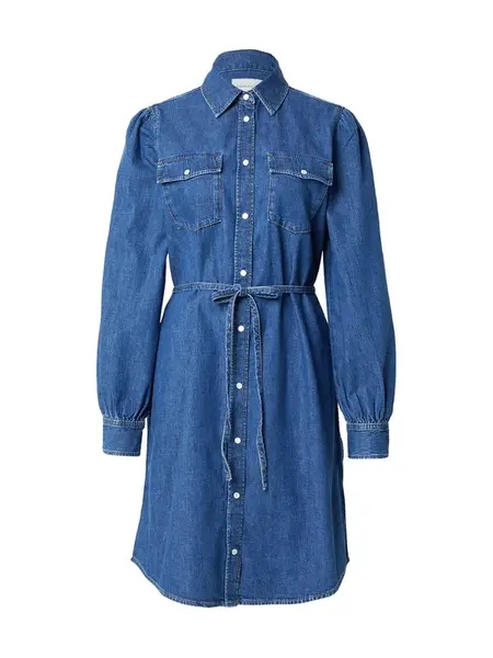 GANT Košeľové šaty  modrá denim