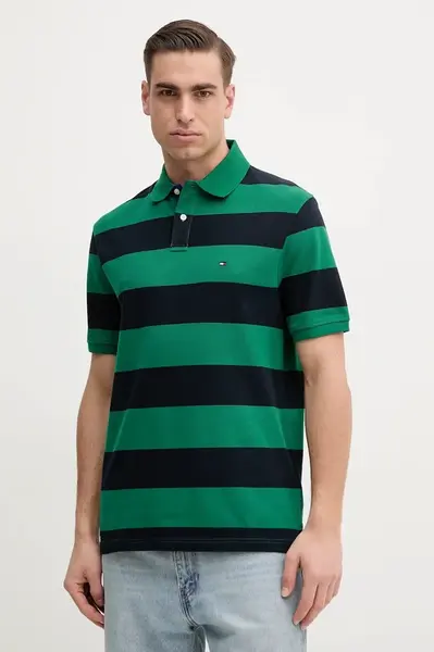 Tommy Hilfiger polo pánské bavlněné s elastanem