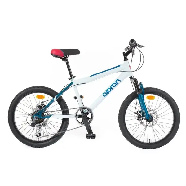 Odlehčené dětské kolo Olpran Agilis Disc ALU 20" - model 2026 13" (125-145 cm) šedá/tmavě modrá