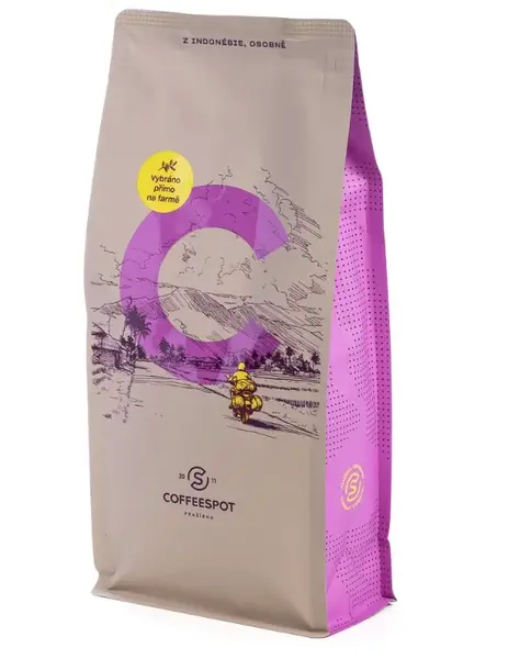 Coffeespot Indonésie Aceh Gayo Washed Wet Hulled zrnková káva 1000 g