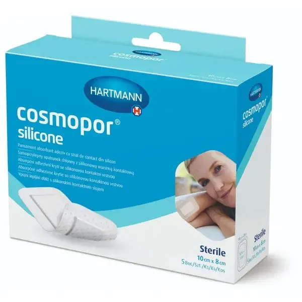 Cosmopor silicone 10x8 cm 5ks