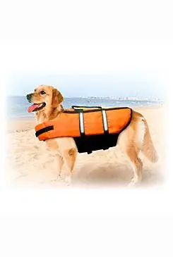 Vesta plovací dog M 35cm oranžová