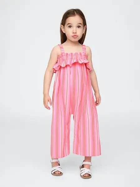 GAP Baby Poplin overal pre dievčatá