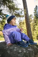 Dětské kalhoty Reima Kaura fialová barva, 5100148B