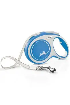 Vodítko Flexi Comfort L pásek 8m/50kg modrá new