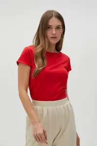 Marisse Women's T-Shirt L-Ts-4622 Red