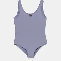 Jednodílné dětské plavky Calvin Klein Jeans fialová barva, KY0KY00099