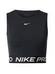 NIKE Športový top 'NIKE PRO 365'  čierna / biela