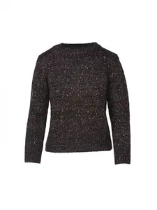 KOROSHI Sveter  tmavohnedá