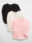GAP detské tričko s dlhým rukávom, 3 ks