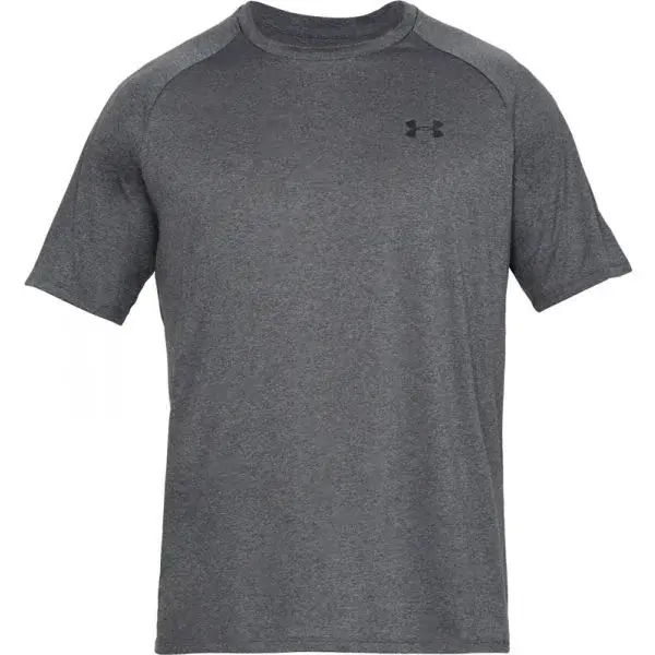 Under Armour TECH 2.0 SS Pánské triko, tmavě šedá, velikost