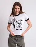 Tričko Carhartt WIP W' S/S Ringer T-Shirt White/Black