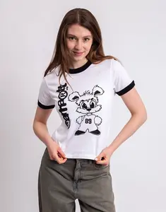 Tričko Carhartt WIP W' S/S Ringer T-Shirt White/Black