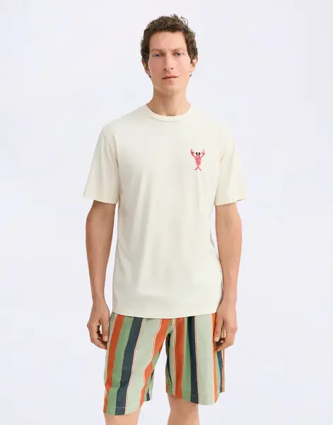 Thinking MU Lobster Pannacota Zach Tee ECRU XL